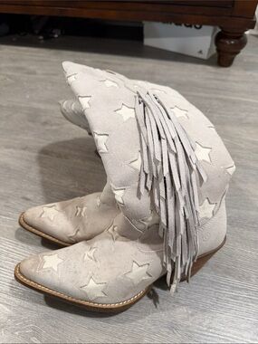 Dingo fringe cowboy boots